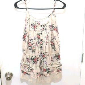 Summer floral top